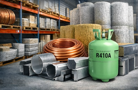 أهم مواد التكييف المطلوبة لشركات المقاولات والصيانة في 2026