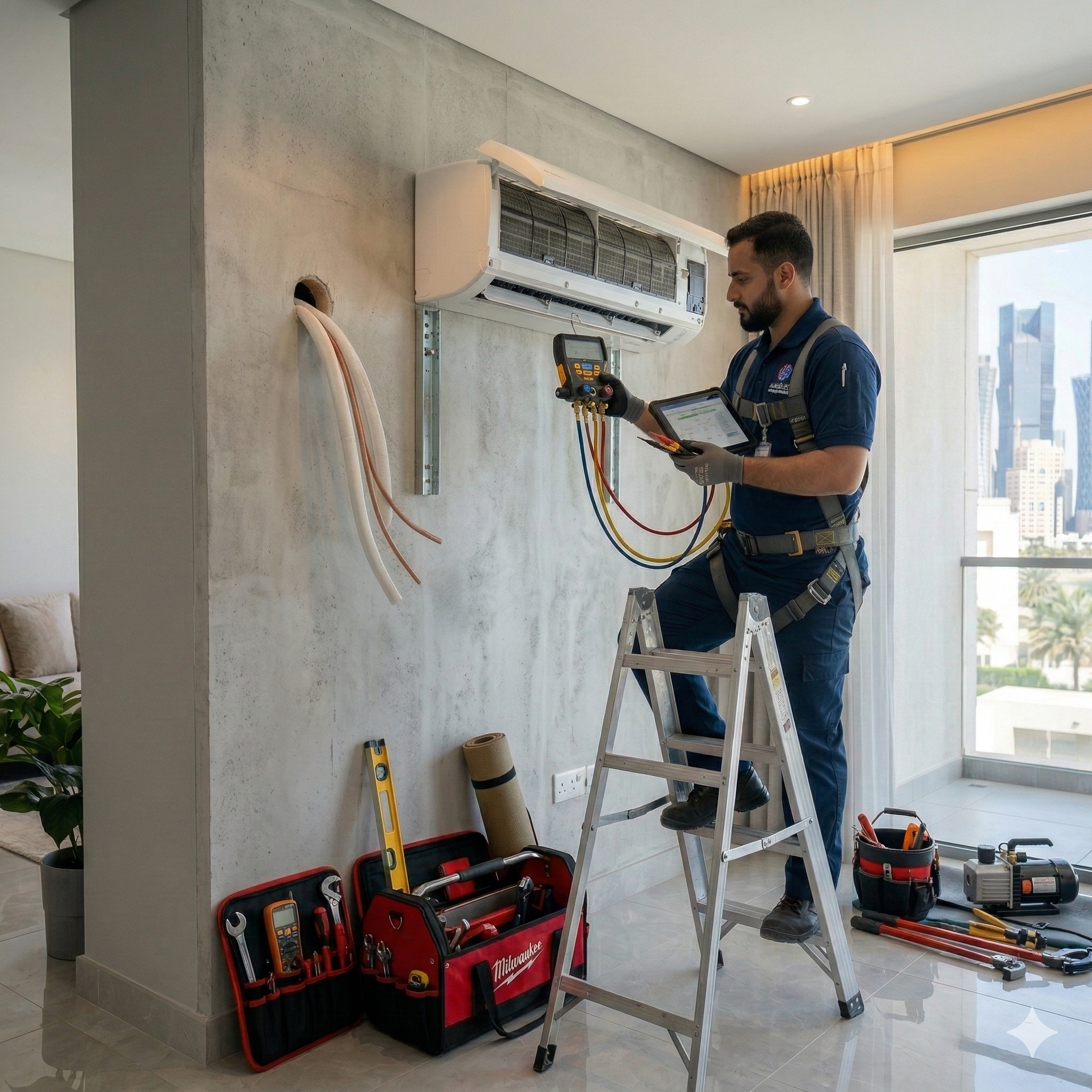 كيف تختار فني تكييف موثوق في قطر